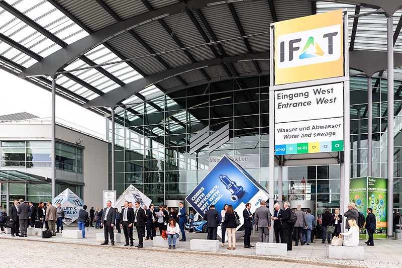 IFAT trade show entrance
